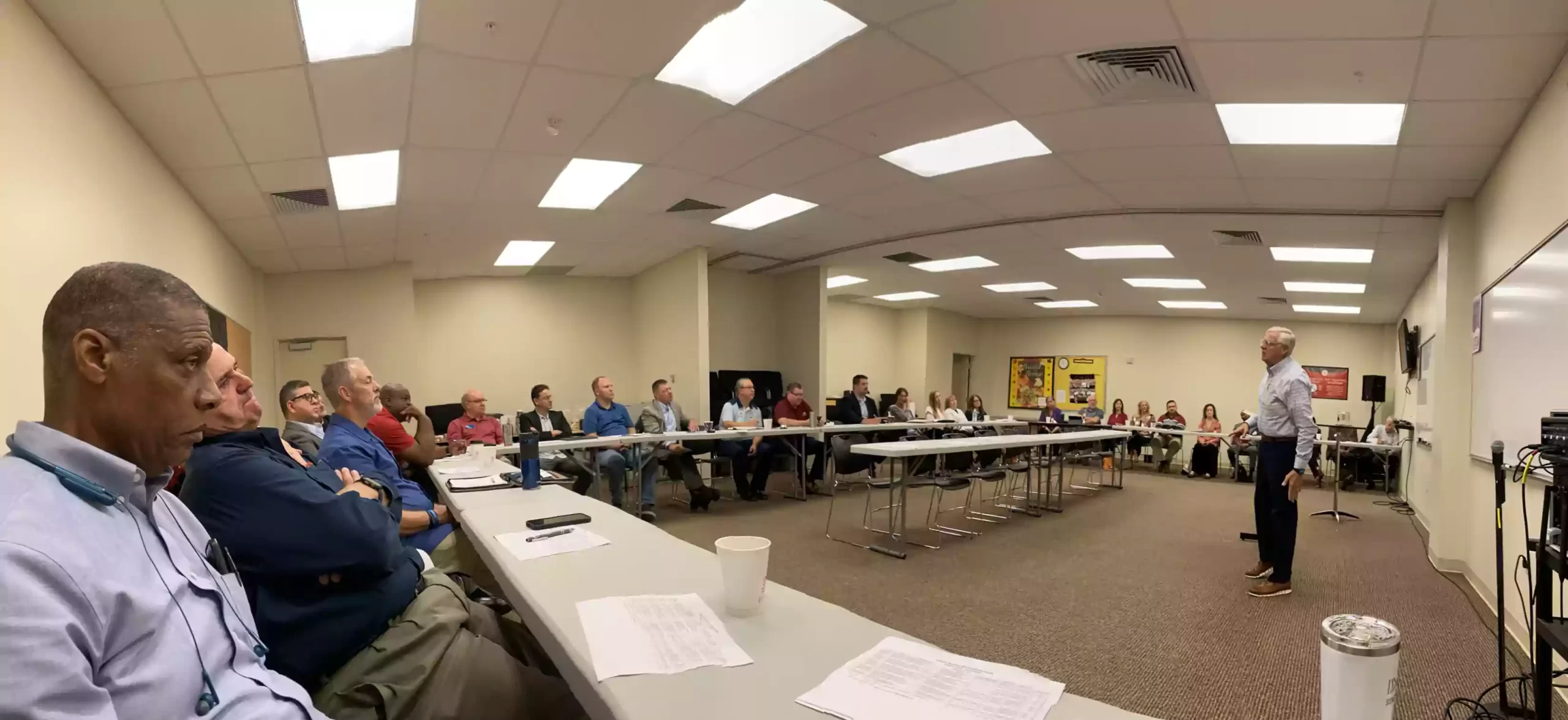 KBA Meeting with speaker talking