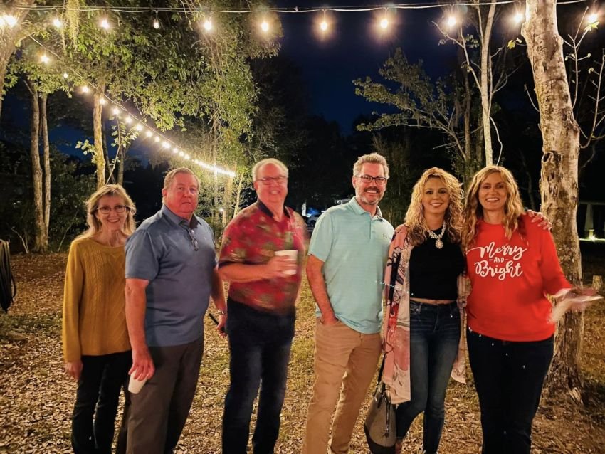 2022 Christmas Party Peter Castellani - Linda Wright - Larry Giannone - Lucretia Junge